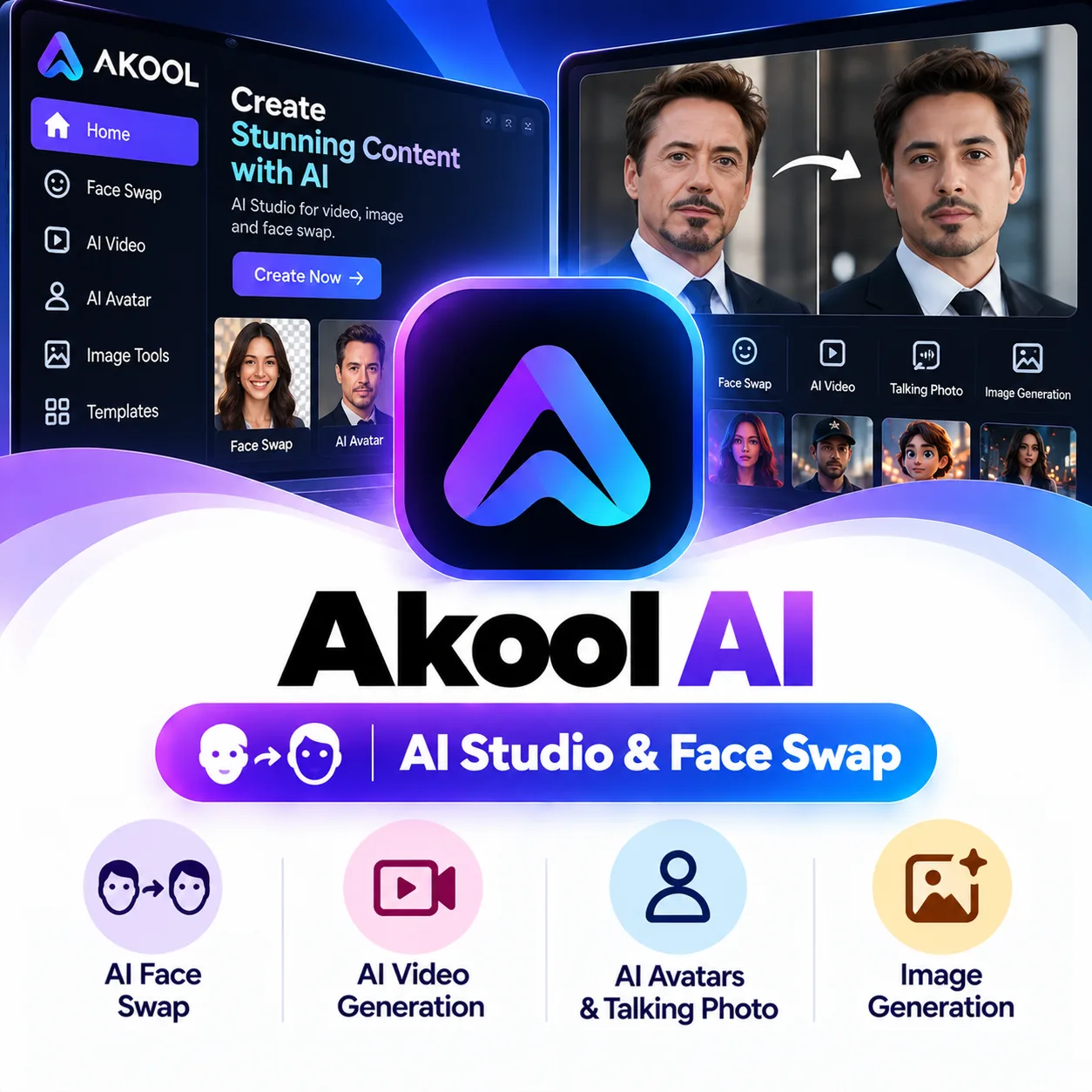 Akool AI Studio & Face Swap