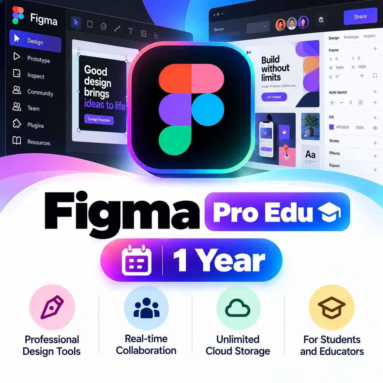 Figma Pro Education | 1 Year
