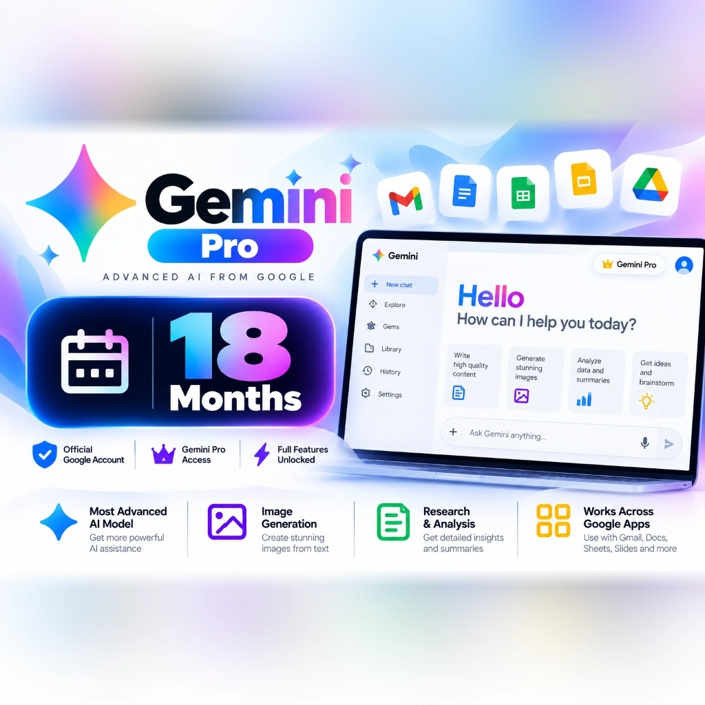 Gemini Pro 18 Months (Reactivation Link)