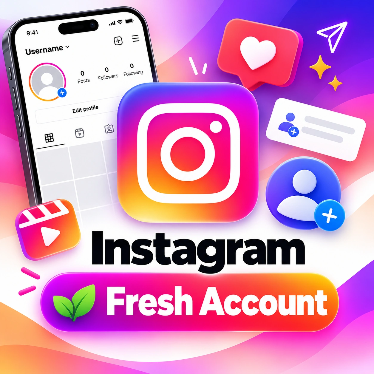 Instagram Fresh Account (2FA + Cookies)
