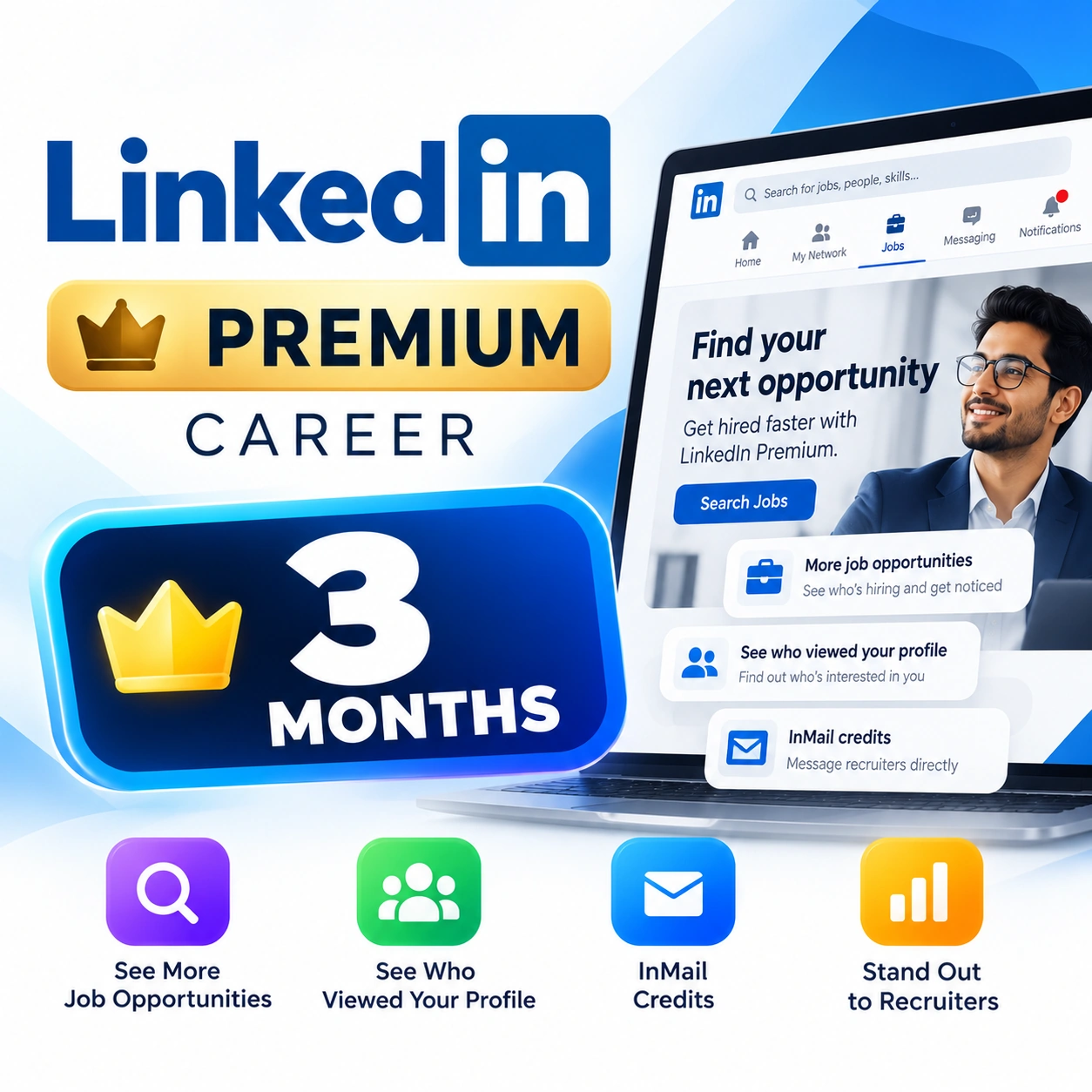 LinkedIn Premium Career 3 Months