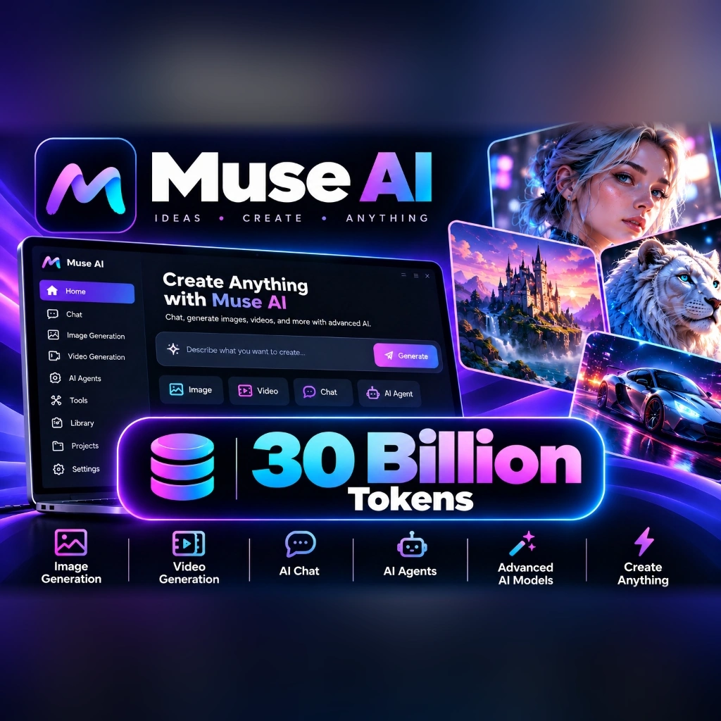 Muse AI Account 30 Billion Tokens